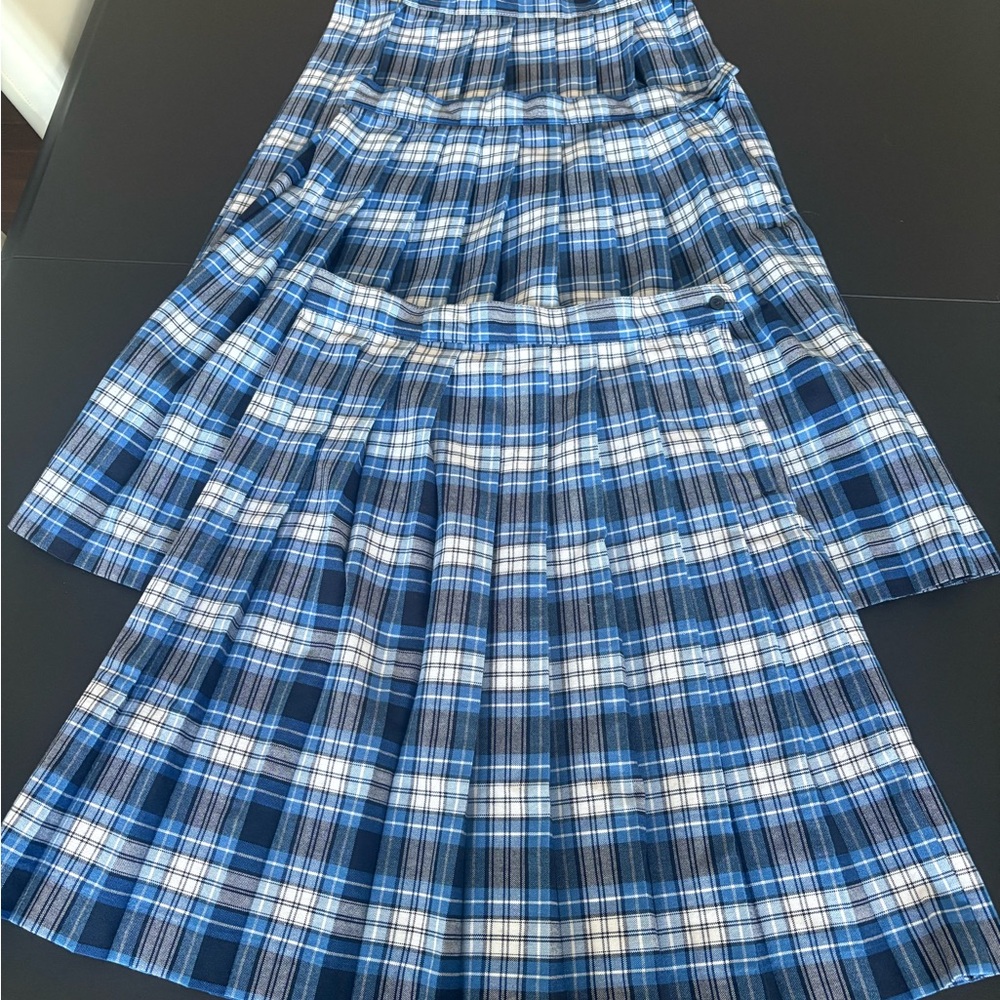 Almost- New French Toast Blue Plaid Uniform Skirts Girls’ 14 (3 available)